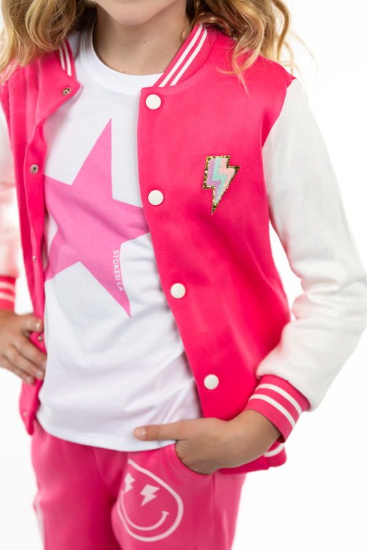 STOKED LA VARSITY JACKET