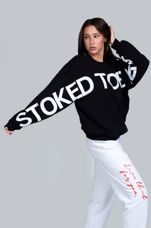 STOKED TO BE HERE CREW