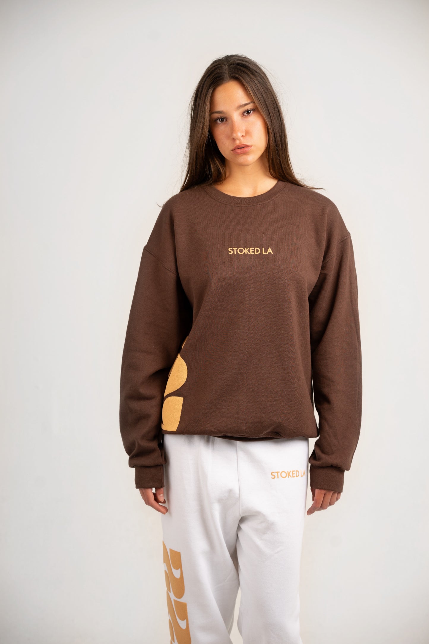 222 CREWNECK BROWN