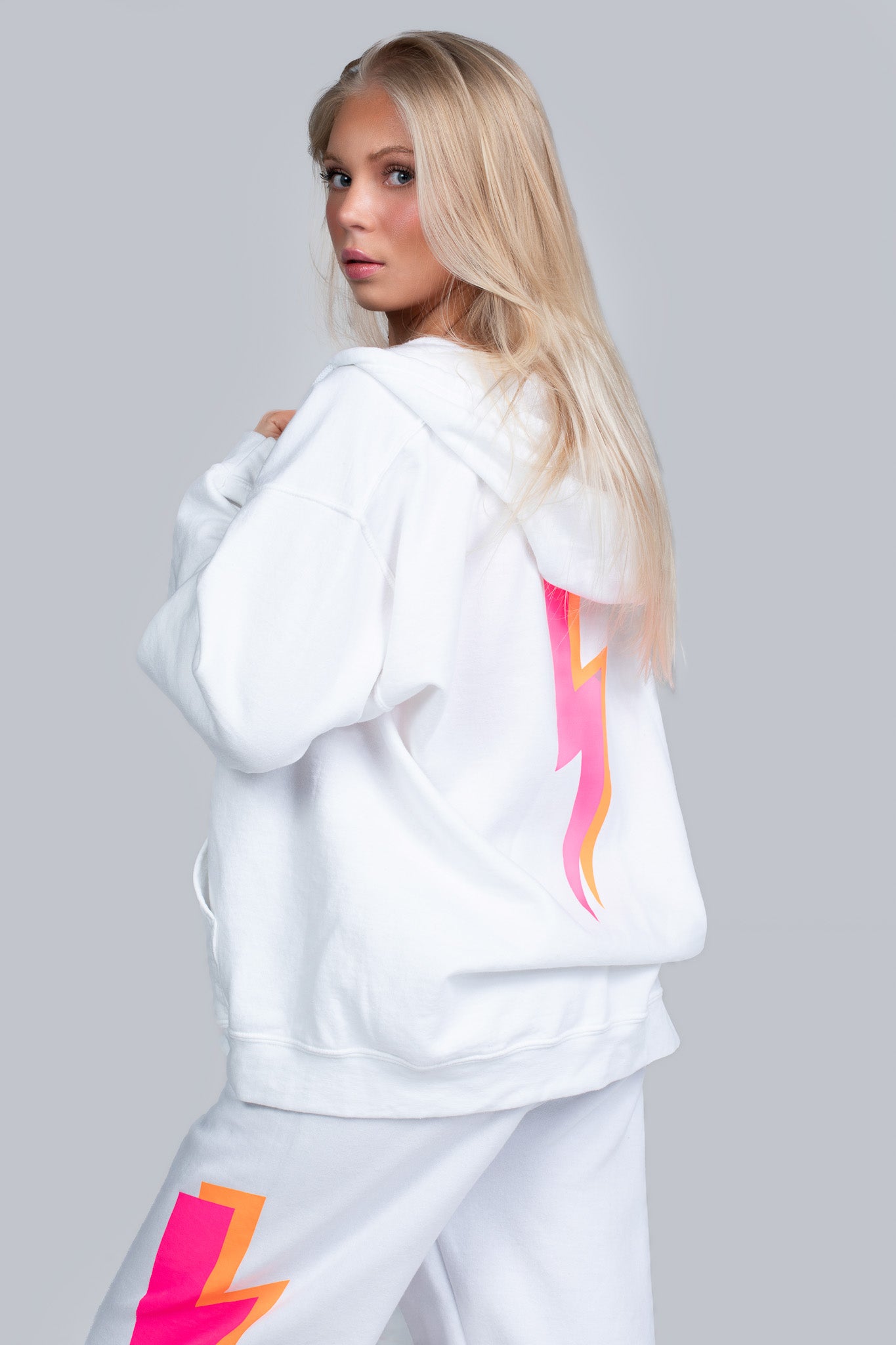 Lightning Zip Up Hoodie