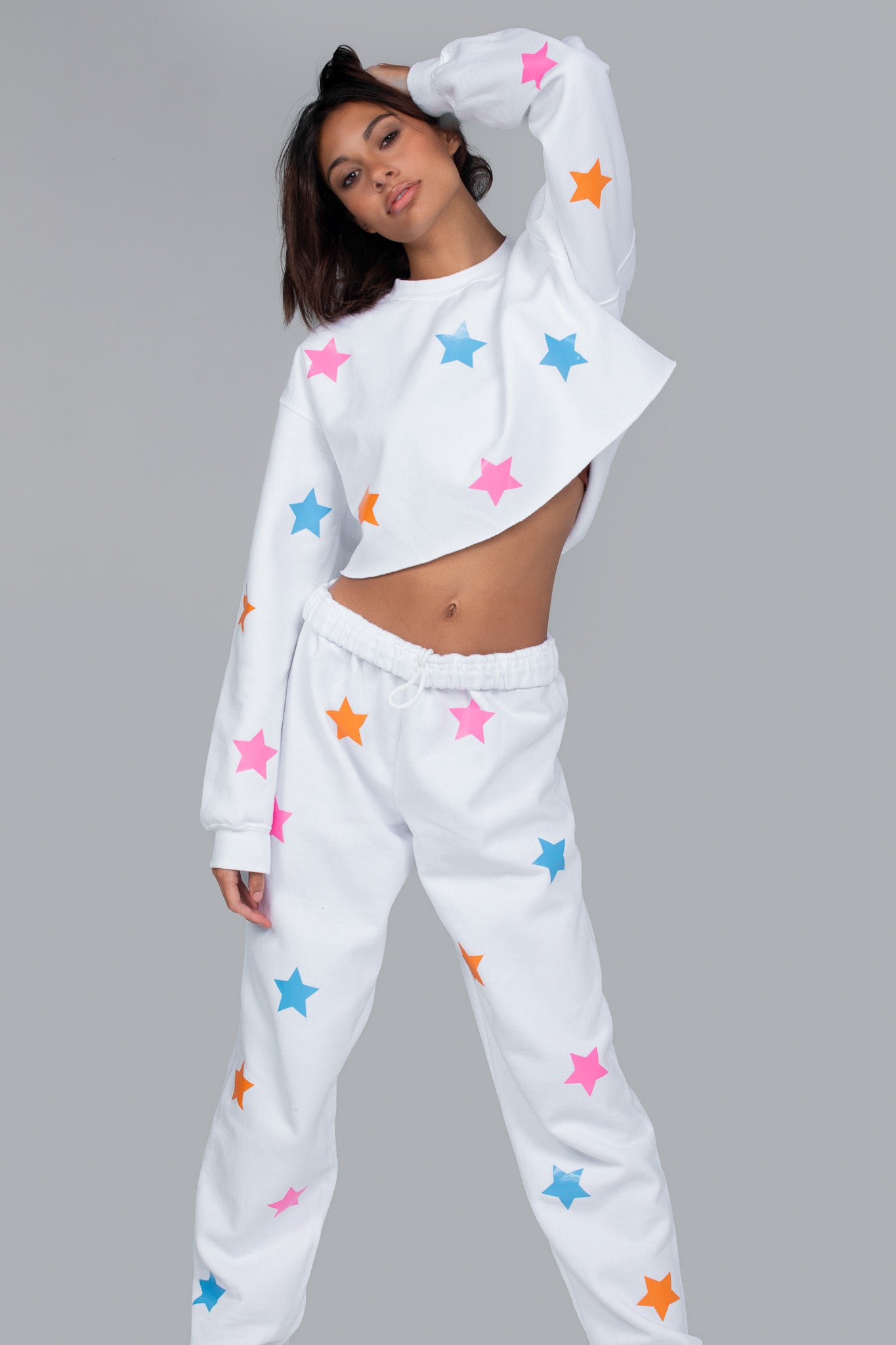 STAR CREWNECK RAINBOW