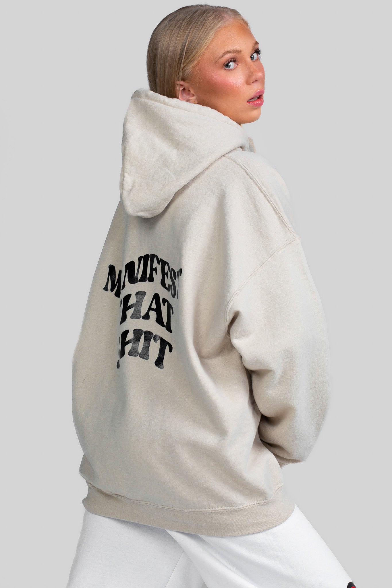 MANIFEST HOODIE SAND