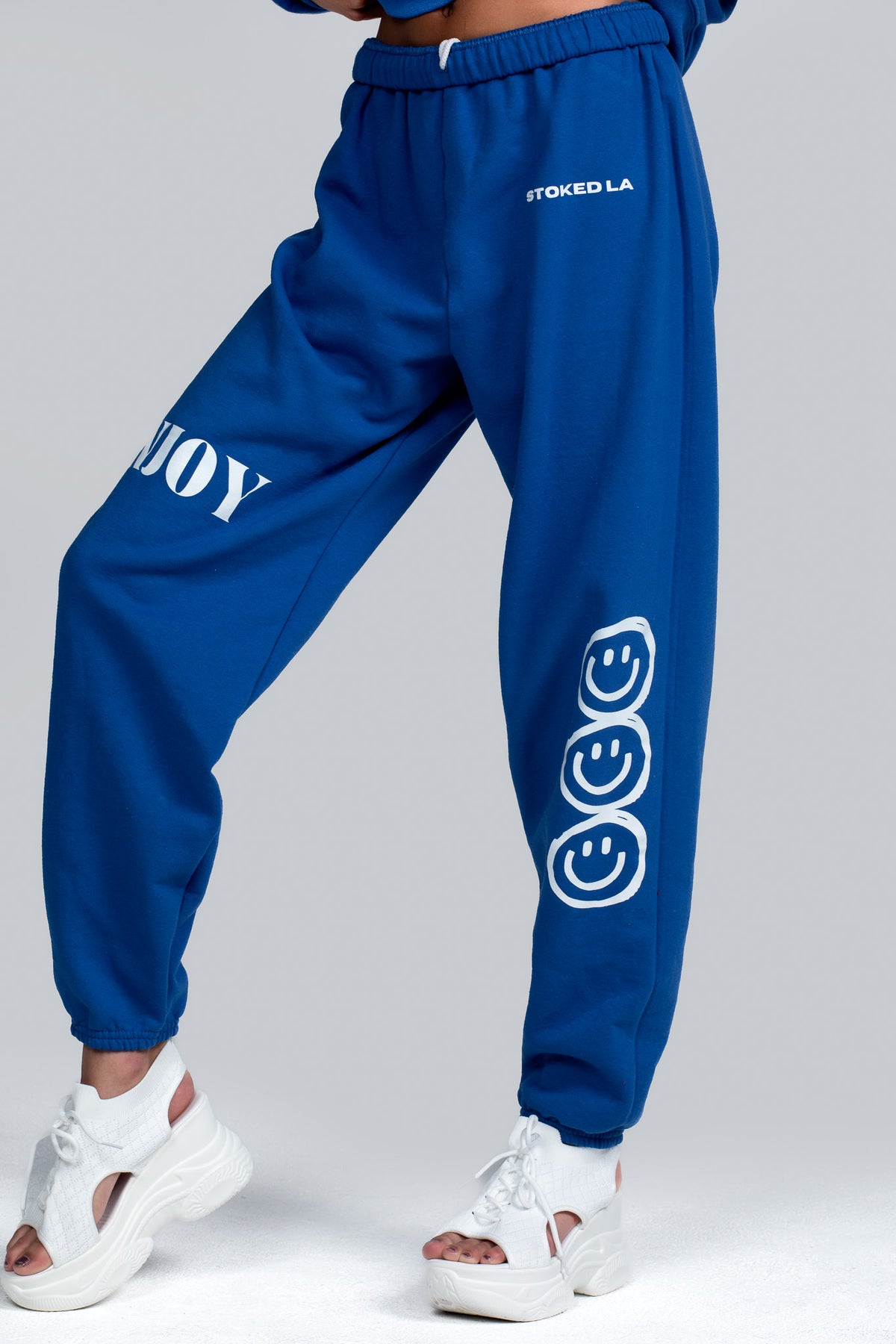 Blue Enjoy ENJOY SWEATPANTS BLUE – Stoked LA