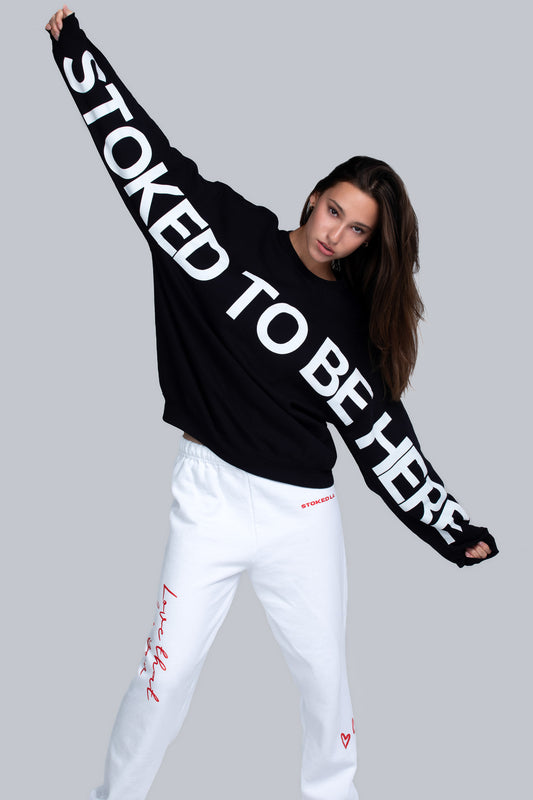 STOKED TO BE HERE CREW