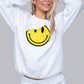 SMILEY FACE CREWNECK WHITE