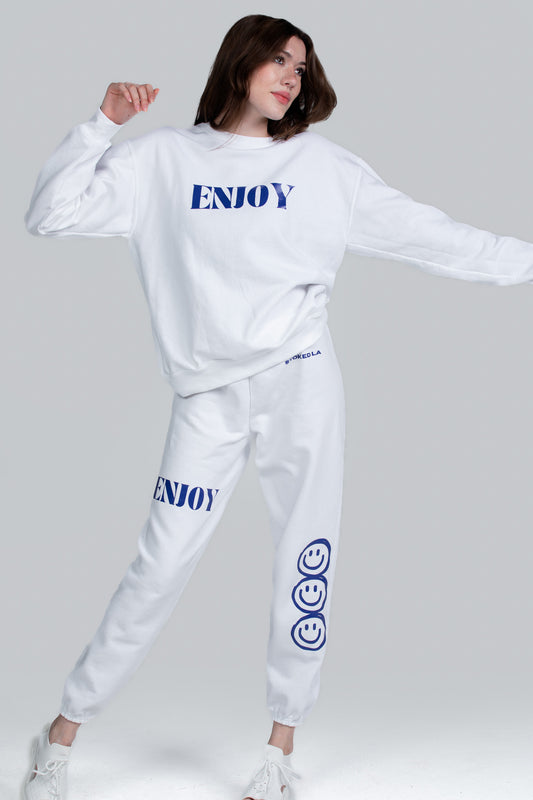ENJOY CREW WHITE